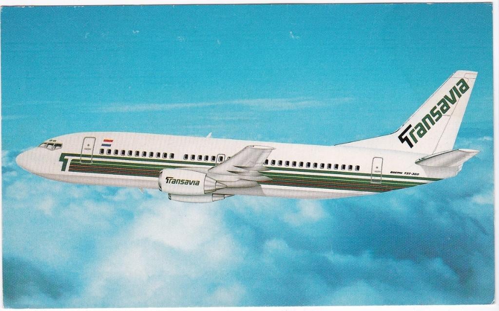 Transavia Boeing 737-300. kaart voor € 0,80, Verzenden, Zo goed als nieuw, Kaart, Foto of Prent