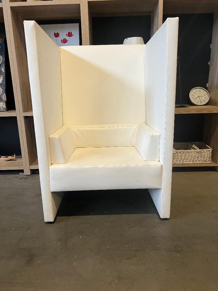 Belstoel / wachtkamerbank/ fauteuil, 2 stuks, Gebruikt, Eenpersoons, 75 tot 100 cm, Ophalen of Verzenden