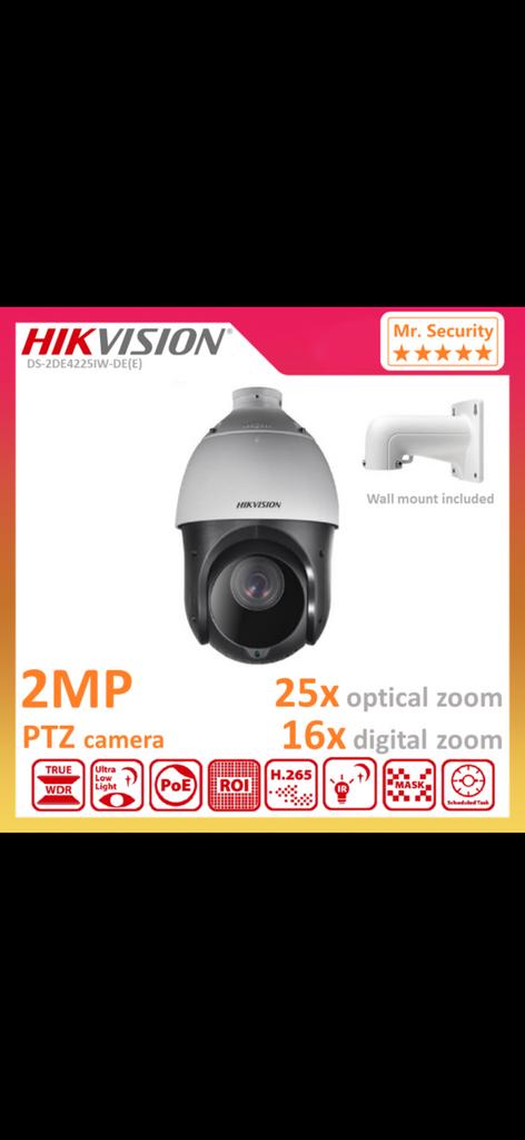 Hikvision speed dome incl steun NIEUW, Verzenden, Nieuw