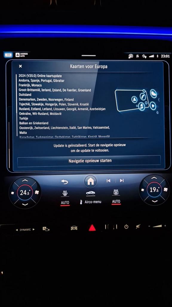 Mercedes Comand Mbux audio20 2026 Navigatie kaartupdate