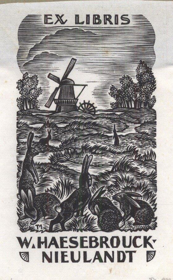 1271 Ex Libris Nederland : Thijs Mauve, 1946, Verzenden