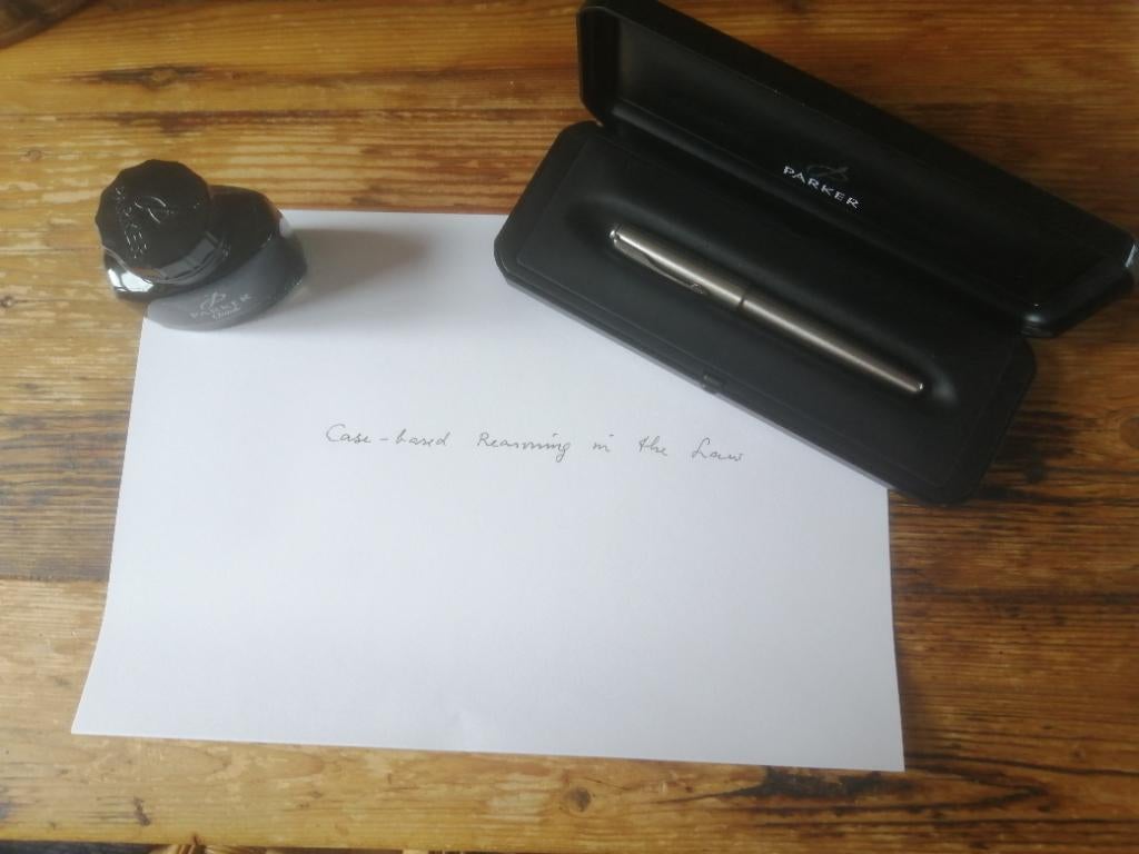 Vulpen Parker in doos, met inktpotje, Ophalen, Parker, Met doosje, Zo goed als nieuw