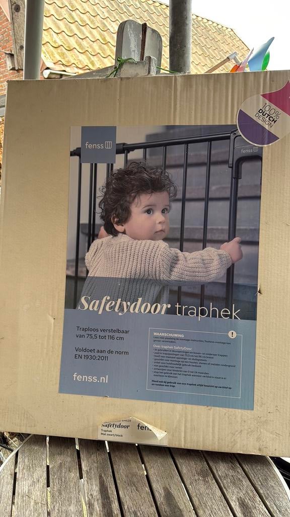 Nieuwe Traphek Safety Door Fenss, Ophalen of Verzenden, Zo goed als nieuw, Metaal of IJzer, Klemhekje