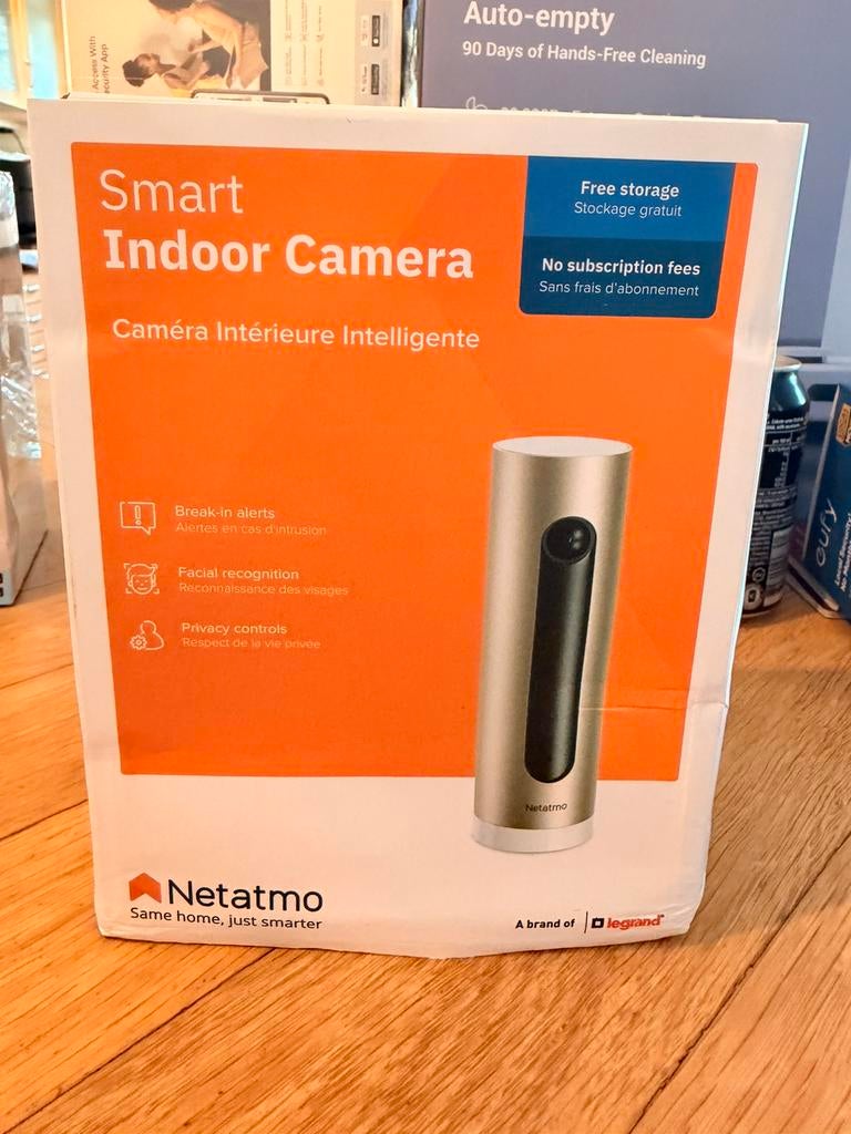 Netatmo indoor camera  welcome. Nieuw in doos, Audio, Tv en Foto, Videobewaking, Ophalen of Verzenden, Nieuw, Binnencamera