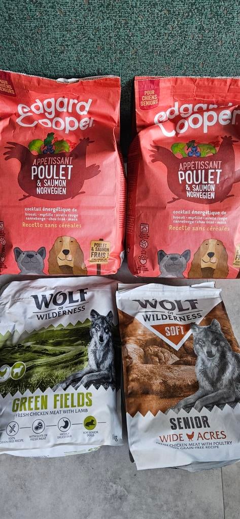 Wolf of wilderness en Edgard & Cooper honden brokken, Dieren en Toebehoren, Ophalen, Hond