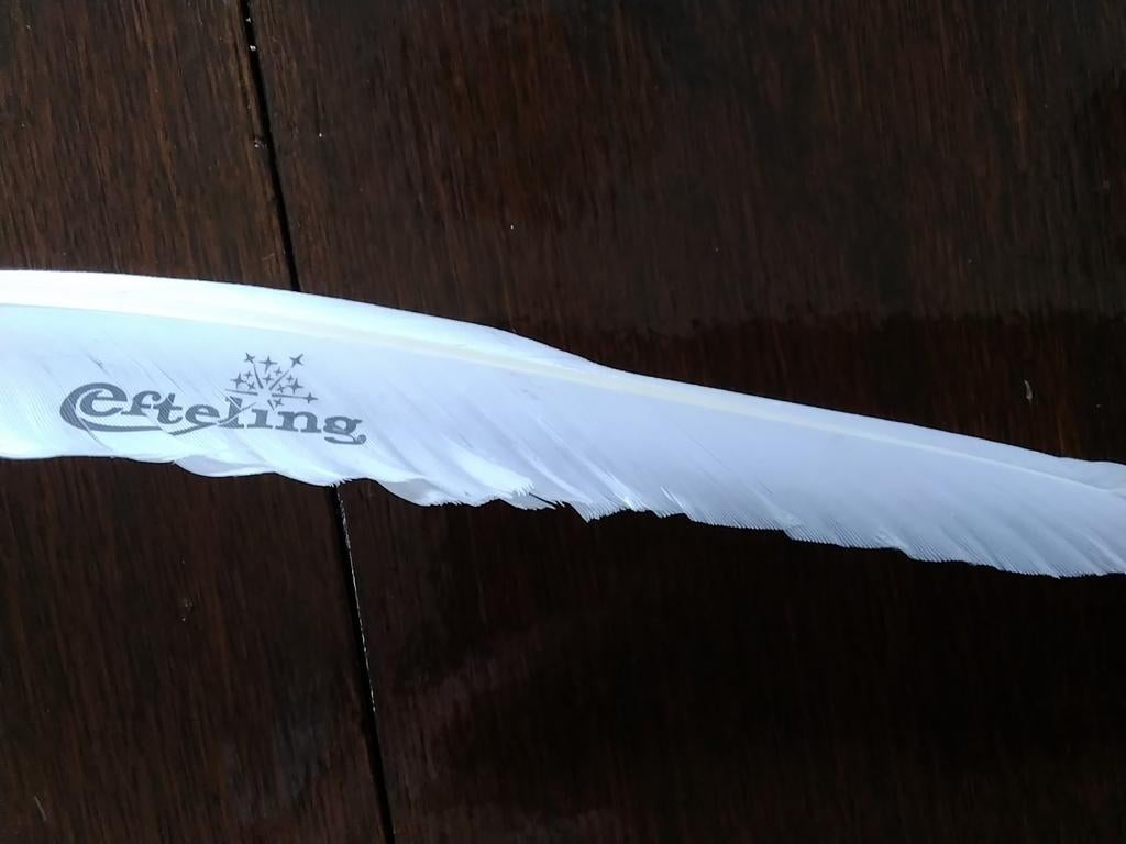 Efteling pen met veer., Ophalen of Verzenden, Zo goed als nieuw