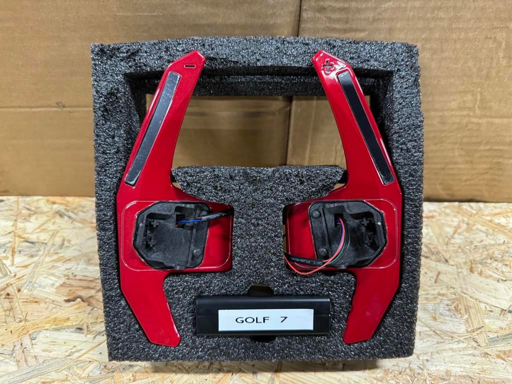 Golf 7 led paddle shifter hoogglans ROOD NIEUW!, Ophalen of Verzenden, Nieuw
