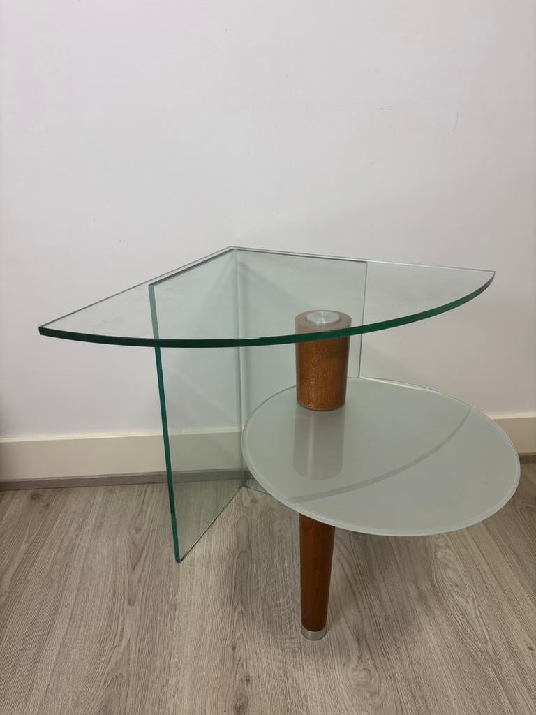 Italiaanse Design Galotti & Radice bijzettafel /Consoletafel, 45 tot 60 cm, Minder dan 55 cm, Rond, Ophalen of Verzenden