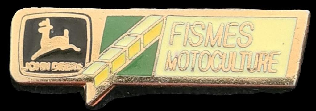 John Deere- Fismes Motoculture pin, Ophalen of Verzenden, Nieuw, Transport, Speldje of Pin