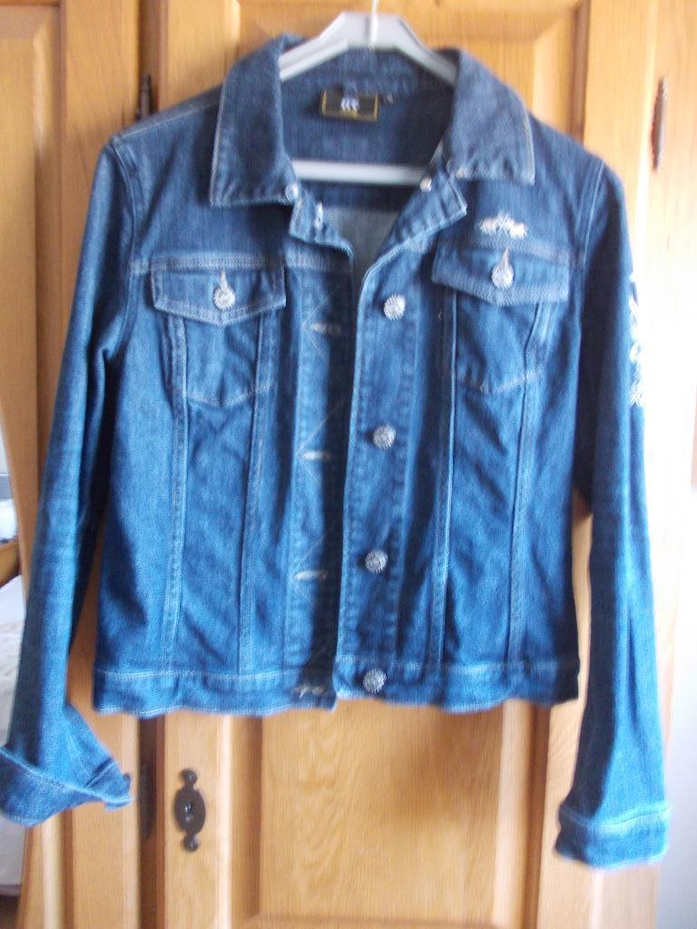 Mooi jeans/spijkerjas in maat S van HV Society., Ophalen, Overige soorten, Dames, Bovenkleding