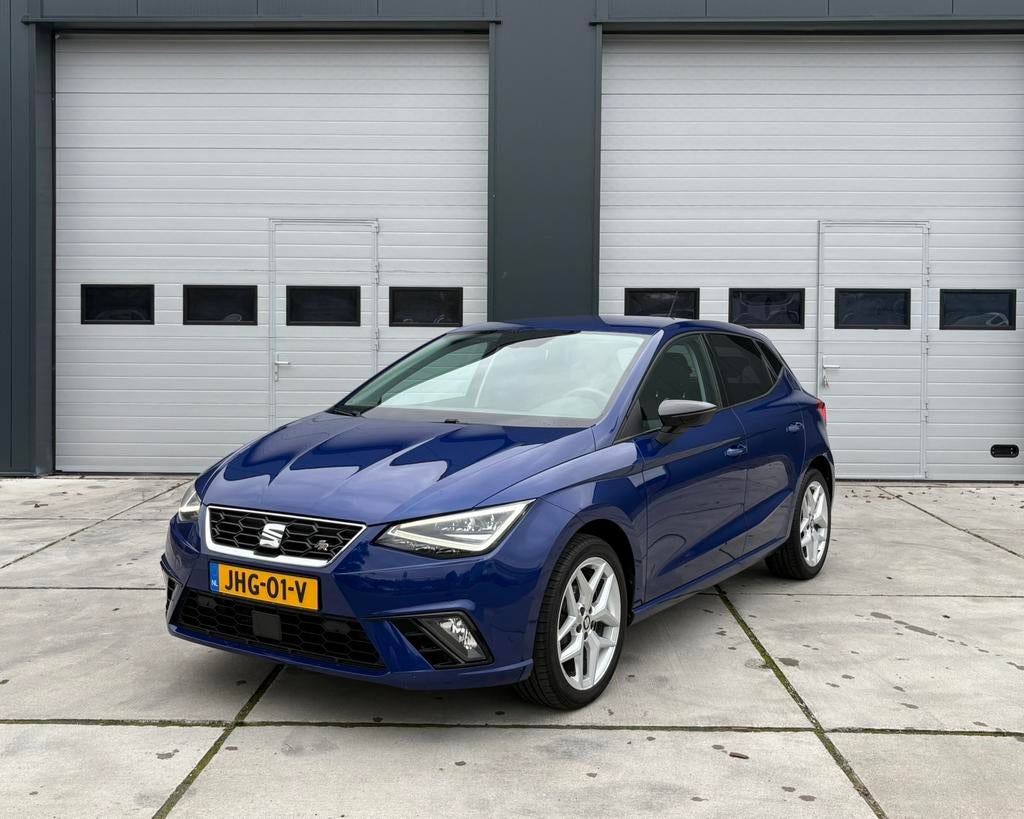 Seat Ibiza FR 1.0 TGI/TSI 90pk 2019 Blauw, Voorwielaandrijving, Stof, CNG (Aardgas), Blauw