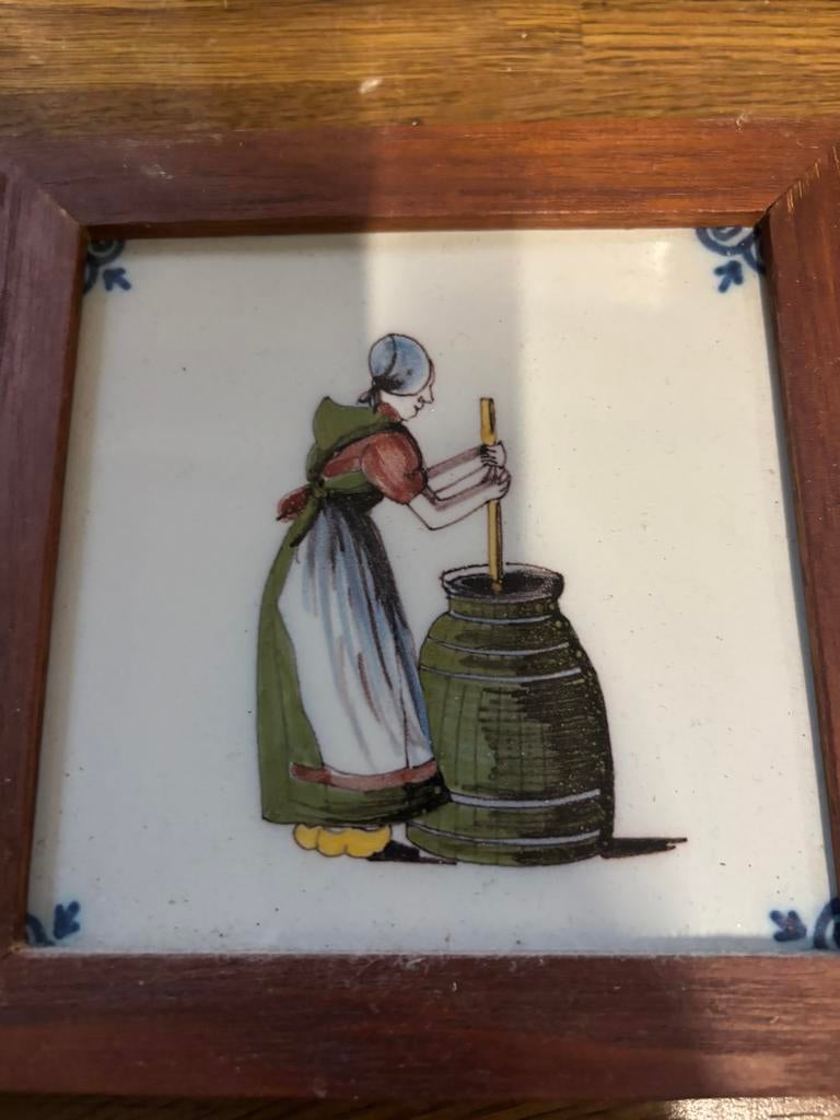 4 tegeltjes, Ophalen of Verzenden