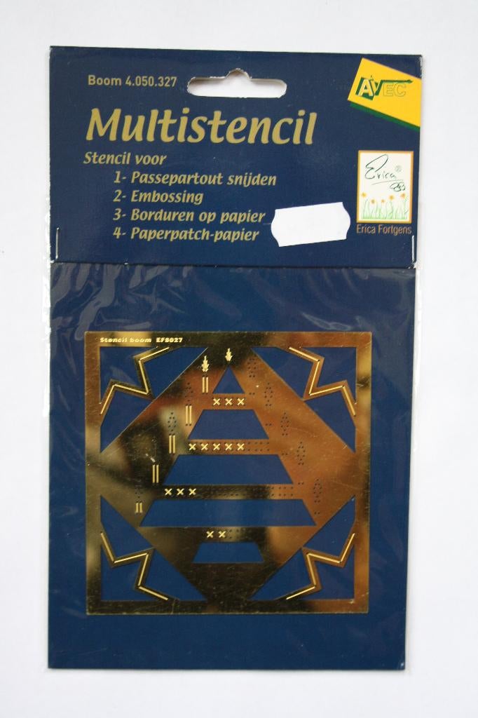 Multistencil Kerstboom, Ophalen of Verzenden, Nieuw, Kerst, Pons of Mal