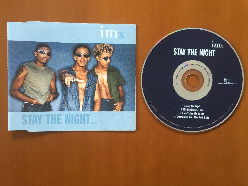 CD single IMx : Stay the night, Cd's en Dvd's, Cd Singles, Zo goed als nieuw, Hiphop en Rap, 1 single, Ophalen of Verzenden