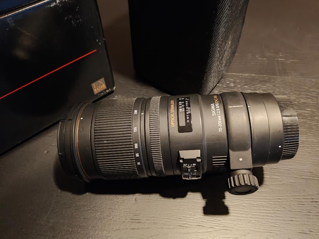 Sigma 70-200mm f2.8 apo ex dg os, Ophalen, Zo goed als nieuw, Telelens