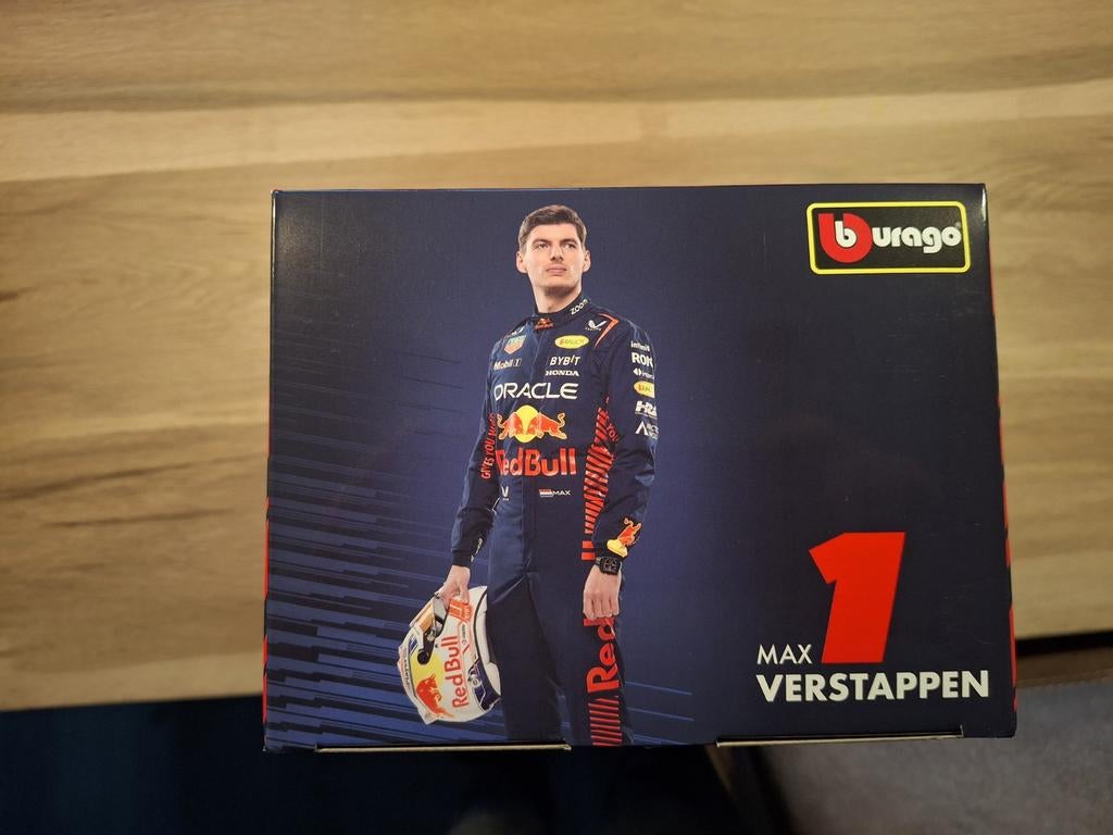 Burago Max Verstappen Modelauto, Ophalen of Verzenden, Nieuw, Auto, Bburago