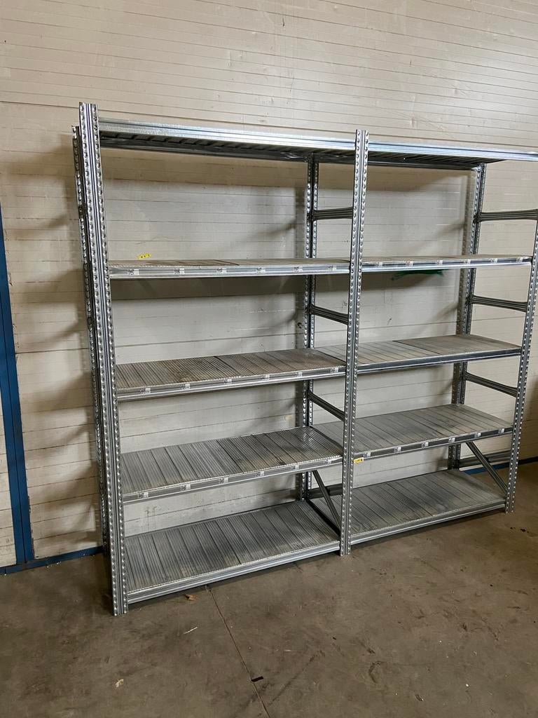 Metal sistem stelling 360cm lang x 50cm diep, Ophalen, Zo goed als nieuw