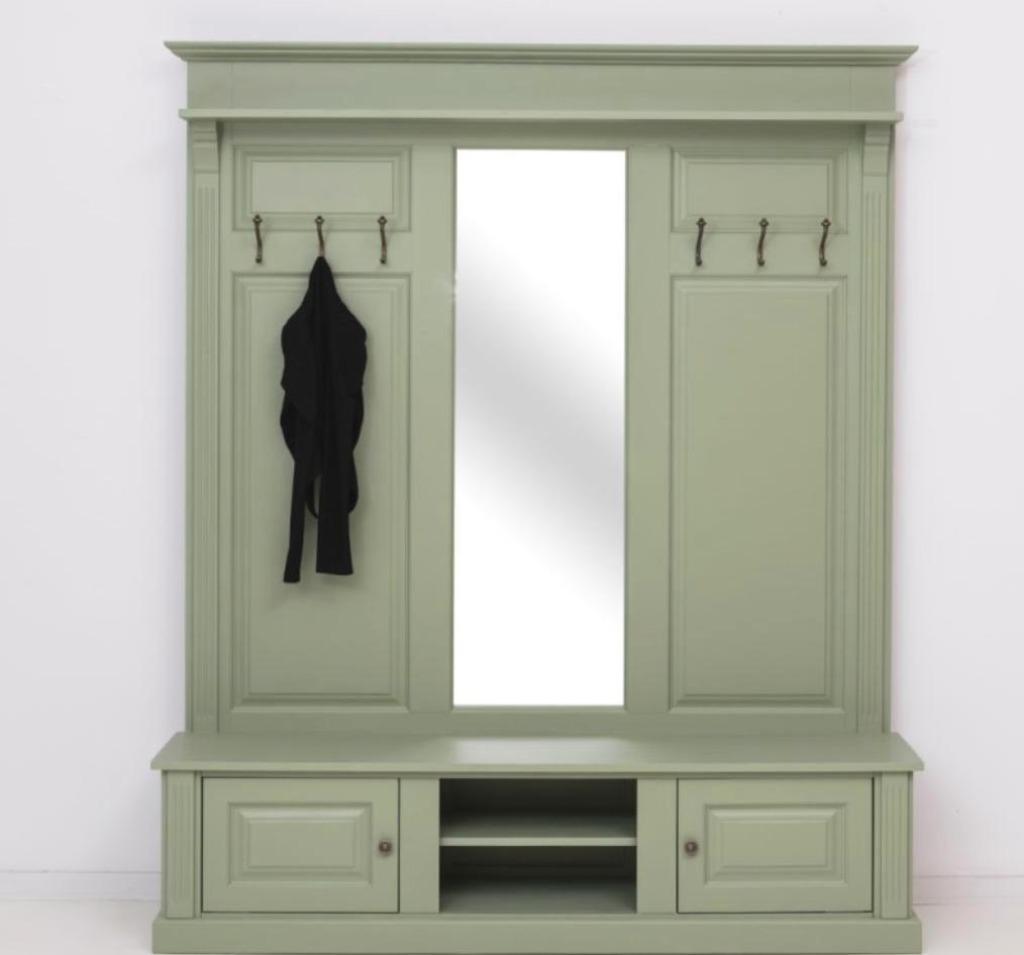 Halmeubel/kapstok met bankje (maatwerk en 50 kleuren), Ophalen of Verzenden, Nieuw, Landelijk