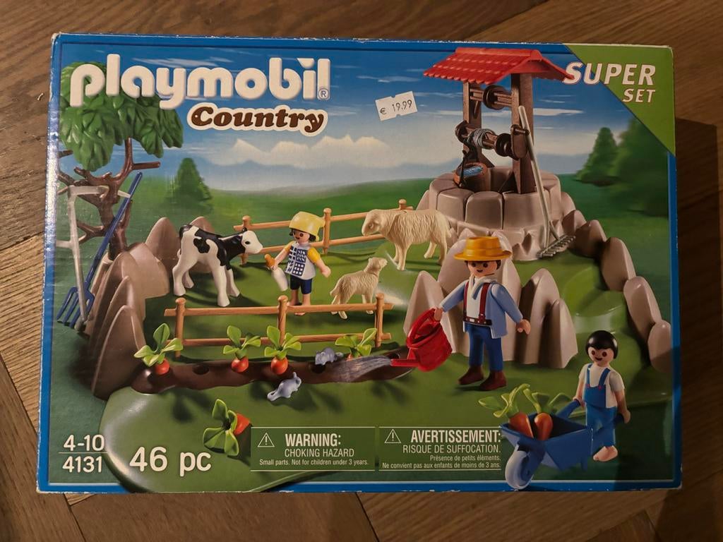 Playmobil Country Super Set 4131 incl doos en handleiding, Kinderen en Baby's, Speelgoed | Playmobil, Ophalen of Verzenden, Zo goed als nieuw