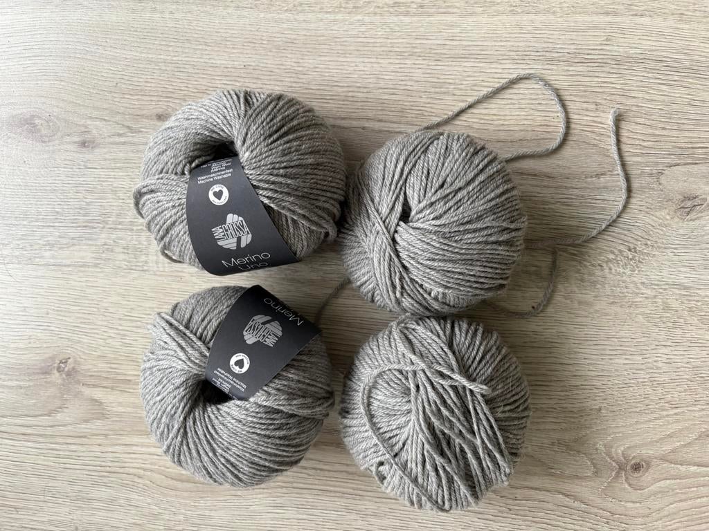 Lana Grossa Merino Uno, Ophalen of Verzenden, Zo goed als nieuw, Breien of Haken, Wol of Garen