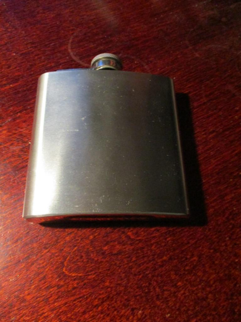 Metalen zakflacon, Ophalen of Verzenden