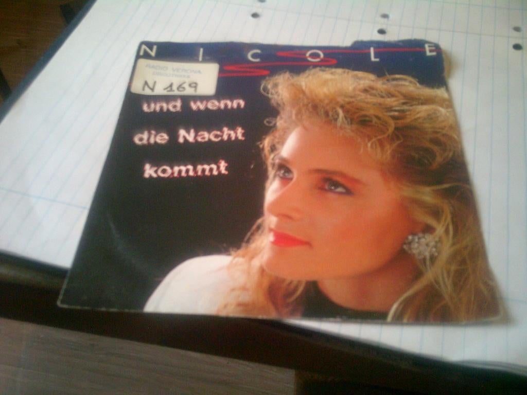 NICOLE UND WENN DIE NACHT KOMMT - ALLEIN, Cd's en Dvd's, Vinyl | Nederlandstalig, Ophalen of Verzenden, Zo goed als nieuw, Overige formaten
