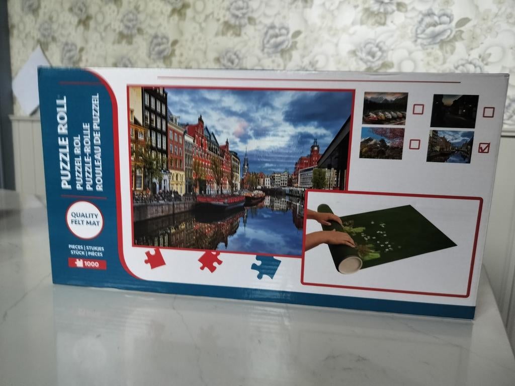 NIEUW Puzzel met puzzelrol ongebruikt koker, Ophalen of Verzenden, 500 t/m 1500 stukjes, Nieuw