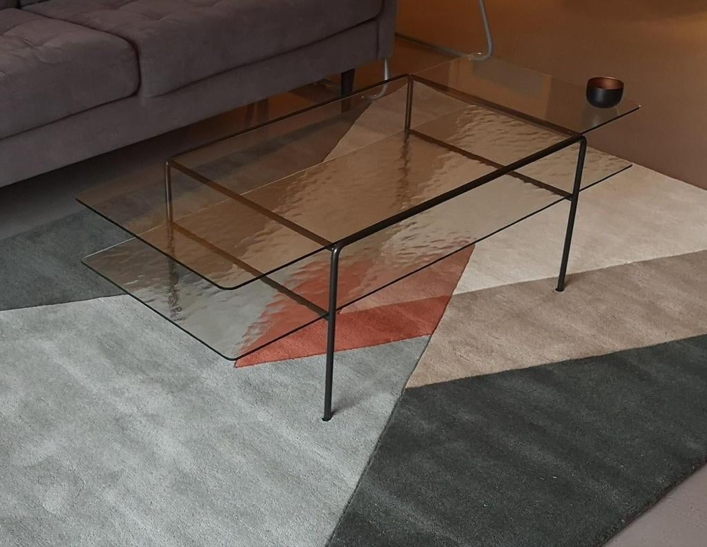 Gispen 3637 salontafel, Ophalen, Gebruikt, 100 tot 150 cm, 50 tot 100 cm