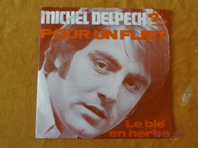 Michel Delpech - Pour on flirt  (7"), Gebruikt, Fotohoes, 7 inch, Ophalen of Verzenden