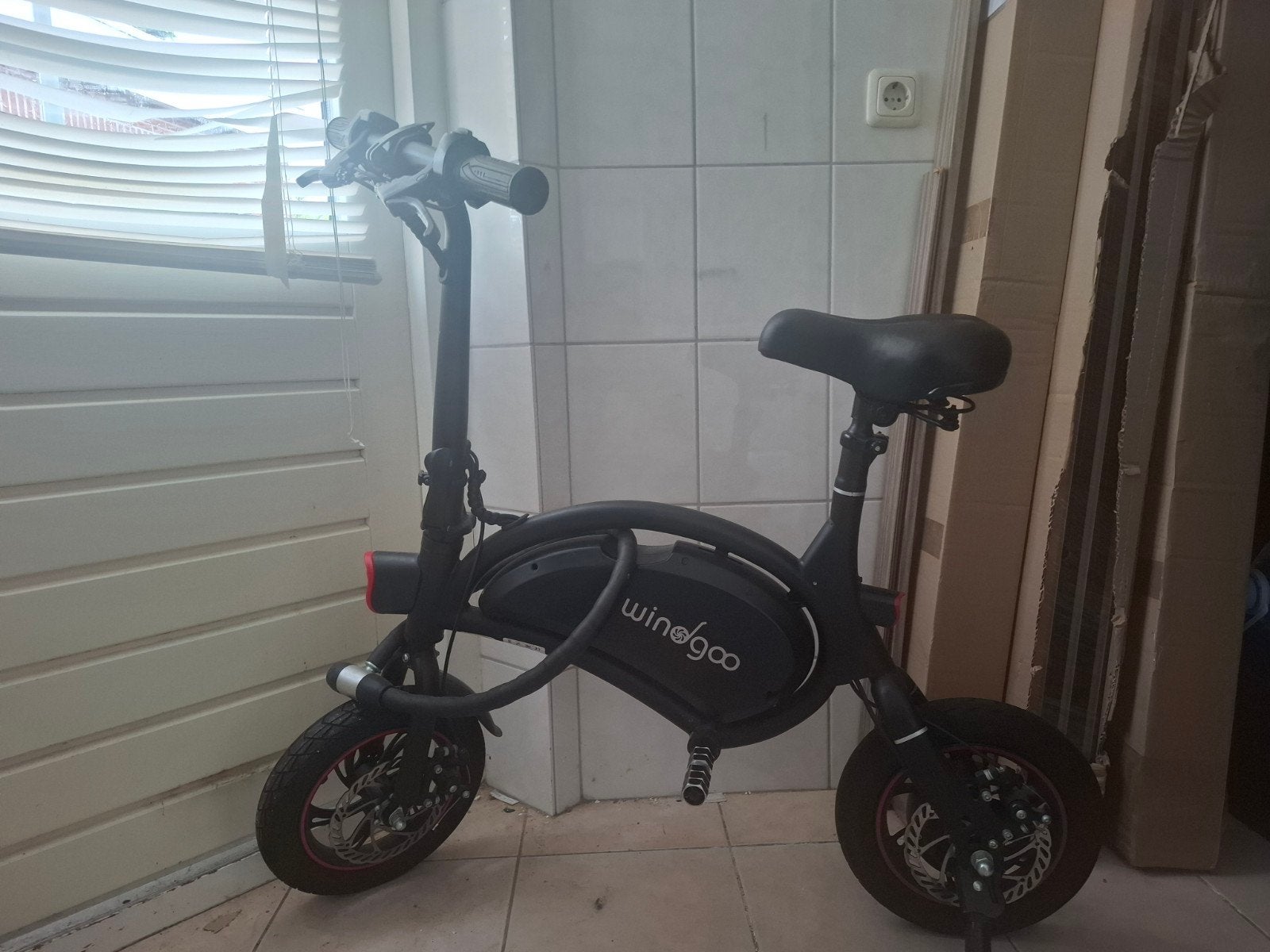 WindGoo, Fietsen en Brommers, Elektrische fietsen, Minder dan 30 km per accu, Gebruikt, Minder dan 47 cm, Ophalen