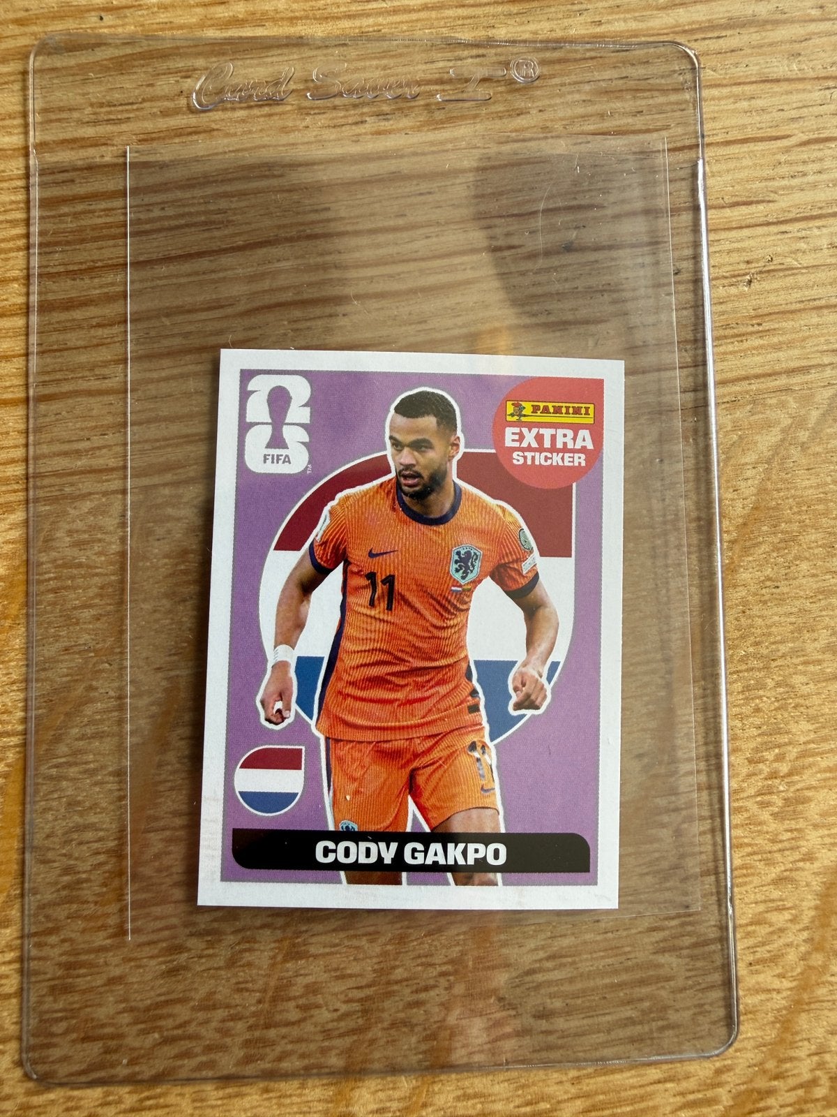Cody Gakpo (Paninin extra sticker) in nieuw staat., Ophalen of Verzenden, Nieuw, Sticker