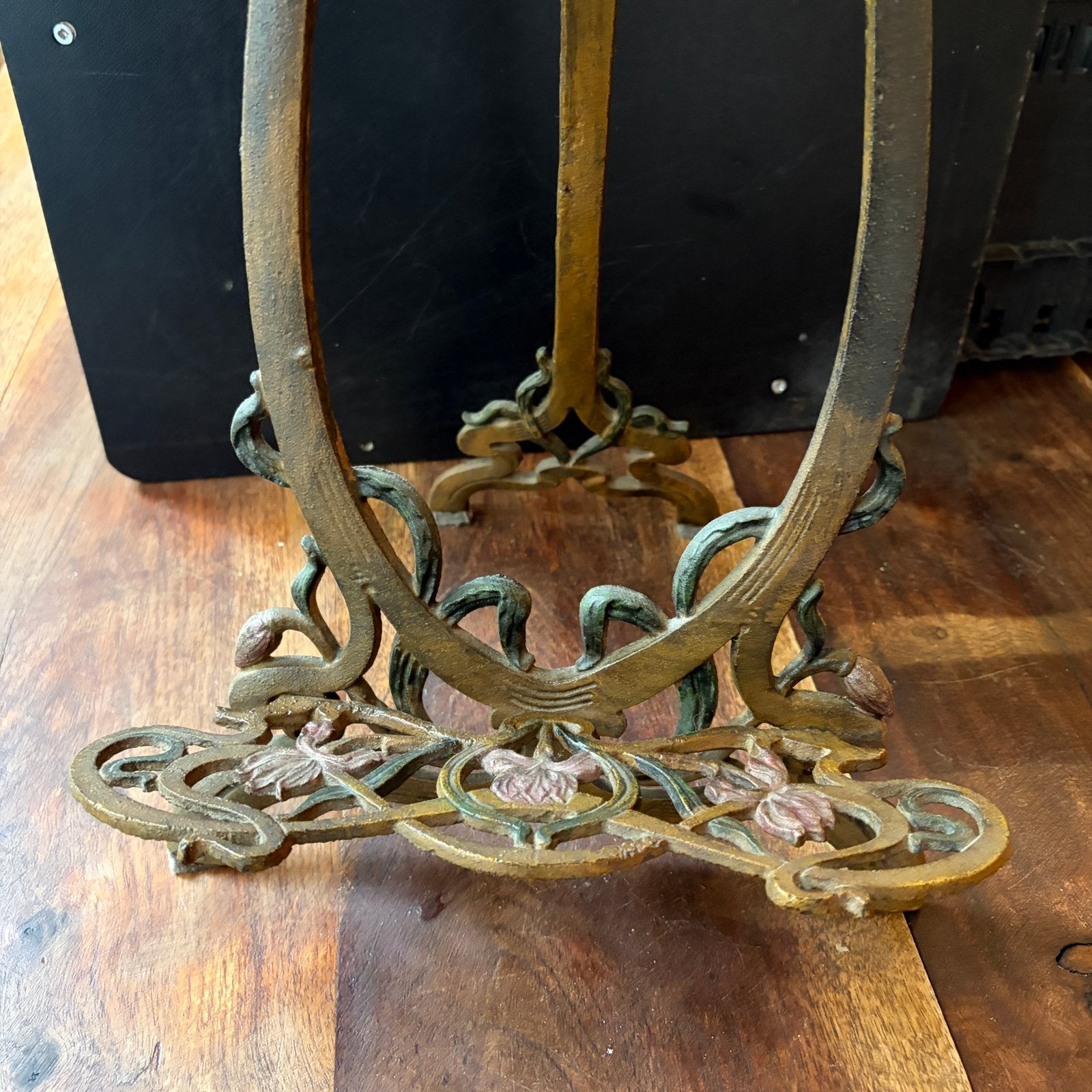 Antieke Art Nouveau brons frame - 65cm - gesmeed sculptuur, Antiek en Kunst, Ophalen of Verzenden, Koper of Brons