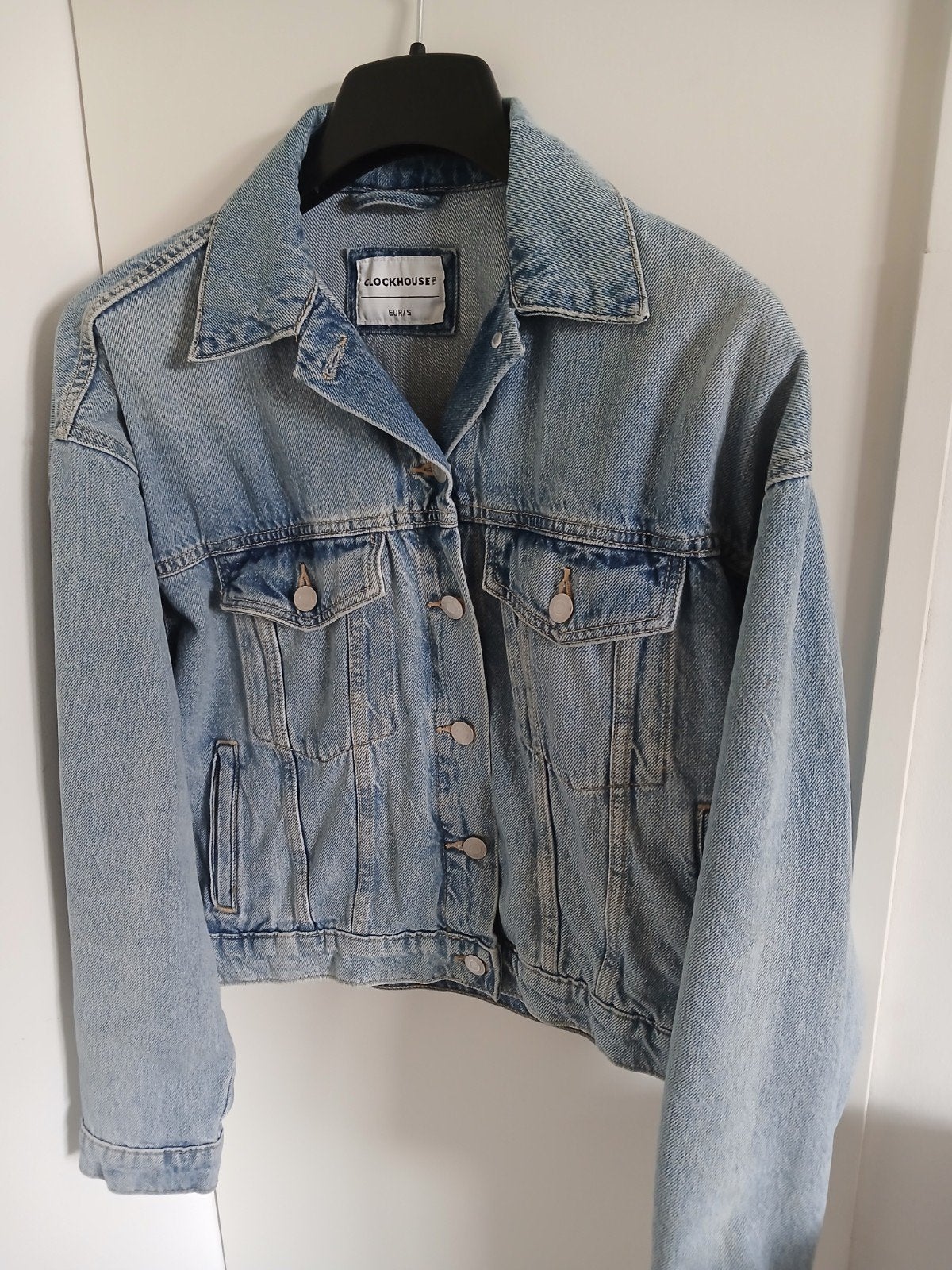 Denim jasje, Clockhouse, maat S, Ophalen of Verzenden, Zo goed als nieuw, Blauw