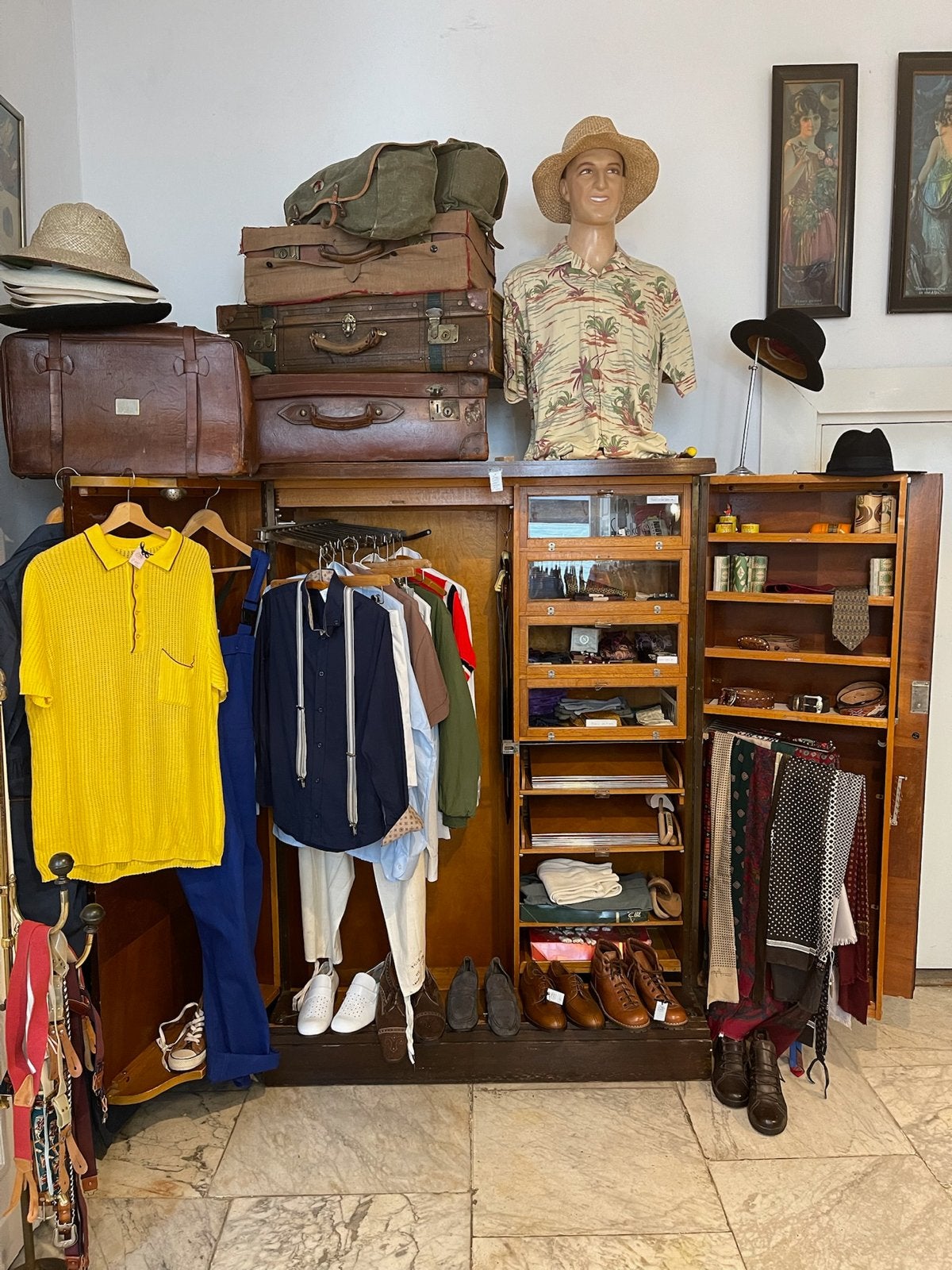Vintage Compactom Kledingkast - Uniek en Functioneel, Ophalen, Heren