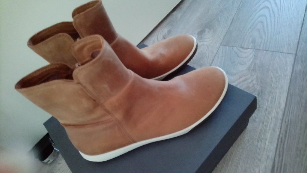ECCO enkellaarsjes, bruine ecco laarsjes 41, Ecco, Bruin, Lage of Enkellaarzen, Nieuw