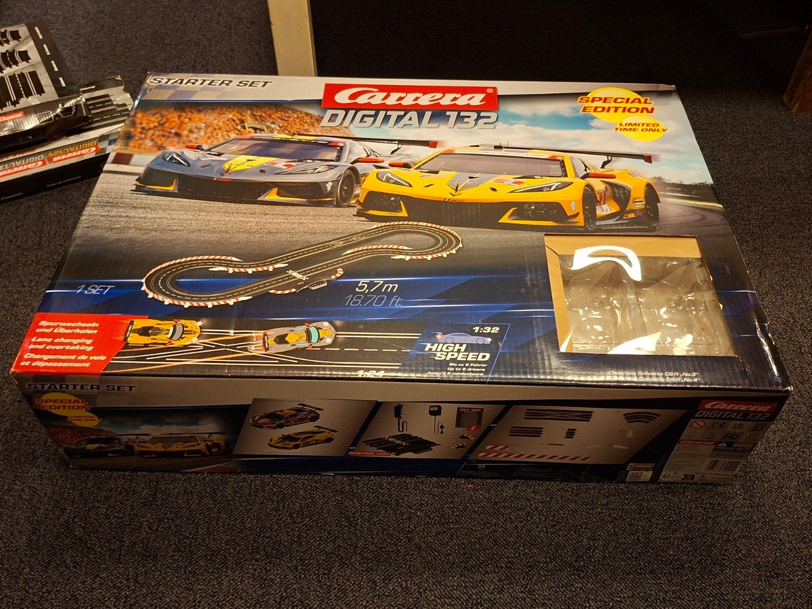 Carrera Digital 132 Racebaan, Ophalen