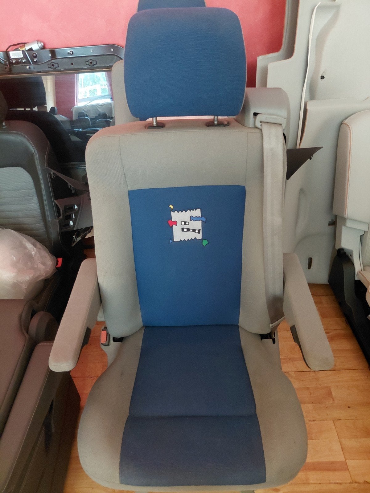 Volkswagen Transporter T4 Multivan Stoelen 2e rij, Ophalen, Volkswagen