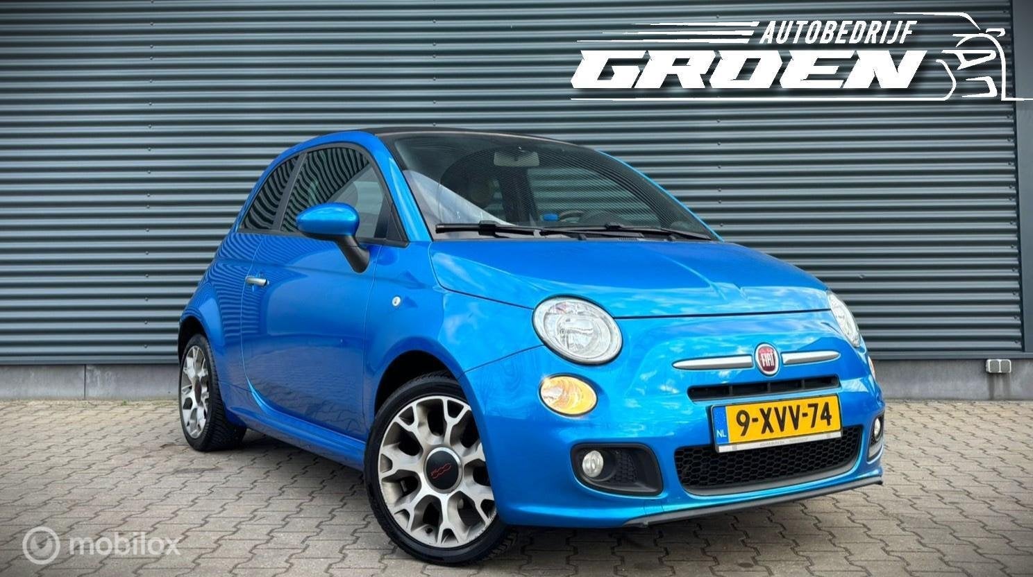 Fiat 500 0.9 Cabrio TwinAir Turbo Lounge, Gebruikt, Bedrijf, Handgeschakeld, 26 km/l
