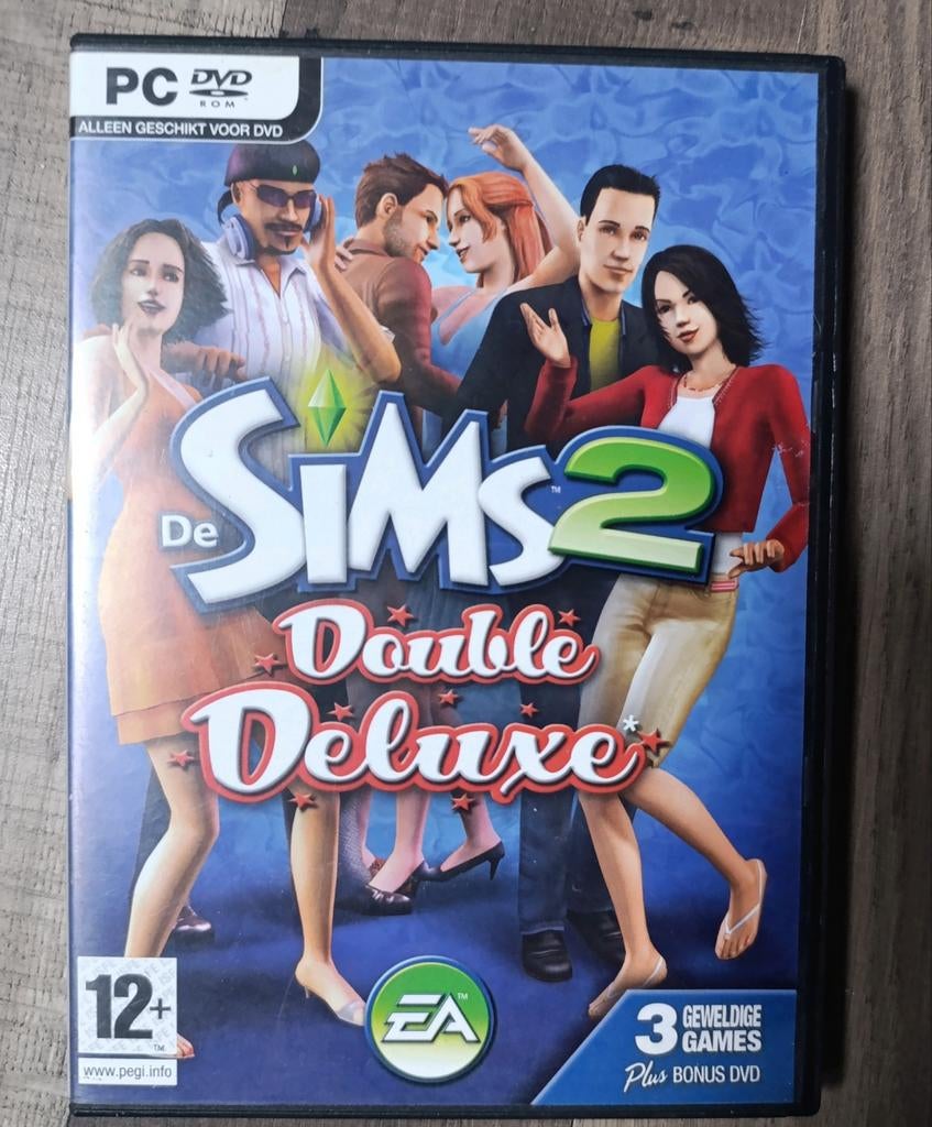 De Sims 2 Double Deluxe PC DVD - 3 games + bonus DVD, Spelcomputers en Games, Games | Pc, Gebruikt, 1 speler, Ophalen of Verzenden