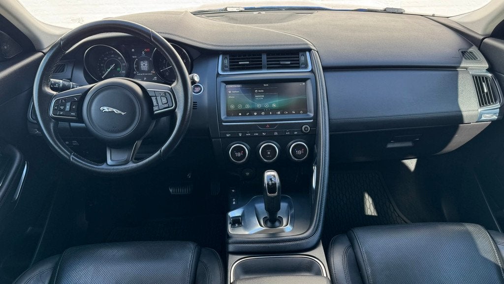 Jaguar E-PACE 2.0 P250 Automaat Clima Camera+Pdc Cruise Lede, 249 pk, 4 cilinders, Blauw, Leder