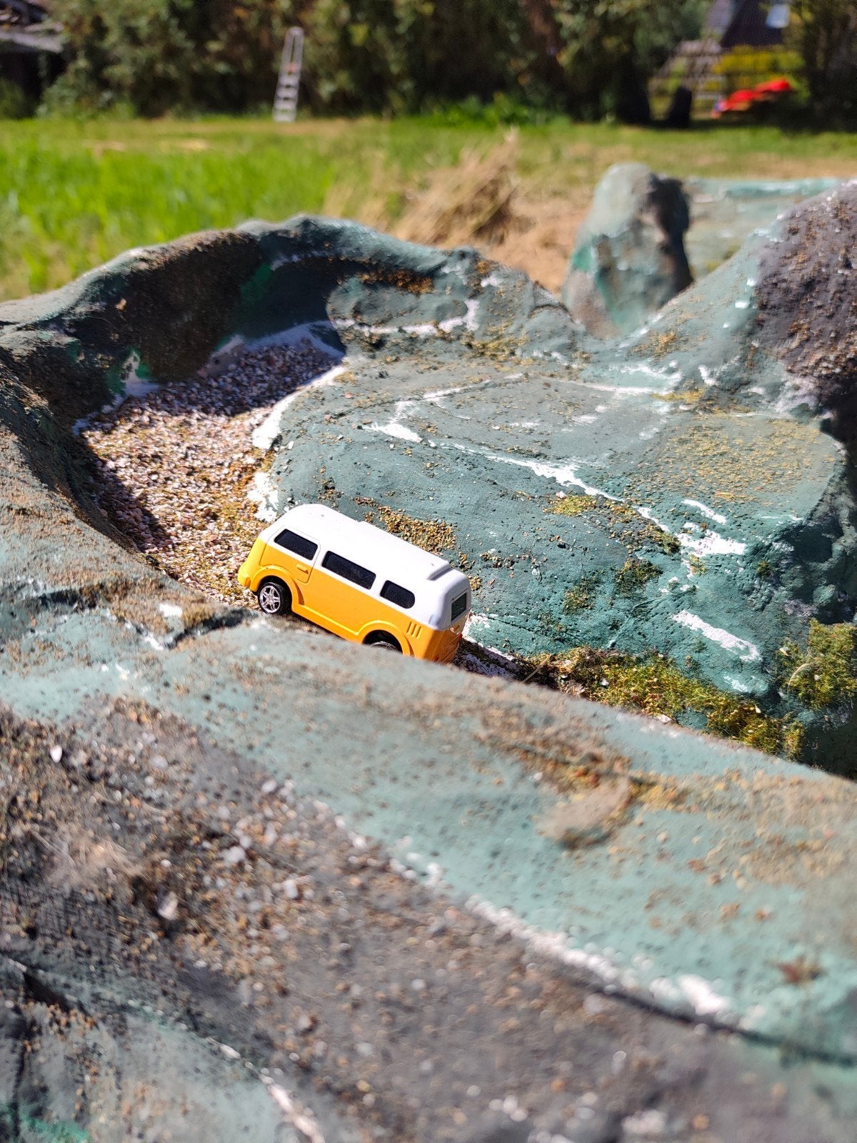1:64 of hoger miniatuur landschap 4x4 terrein diorama, Ophalen, Tuinaarde