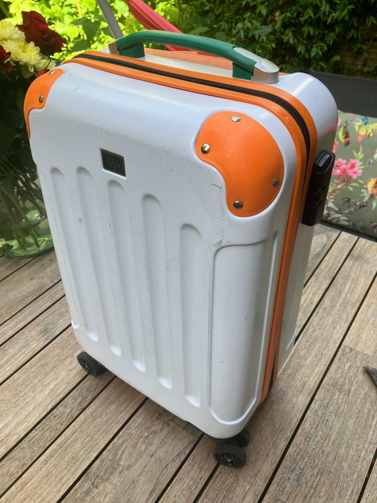 Princess trolley met wieltjes en cijferslot, Ophalen, 40 tot 60 cm, Gebruikt, 20 tot 30 cm