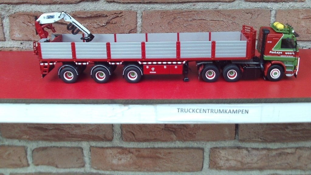 Tekno  Scania  142 M  V8  6 x 2  van  Fonteyn - Weert., Ophalen of Verzenden, Nieuw, Bus of Vrachtwagen, Tekno