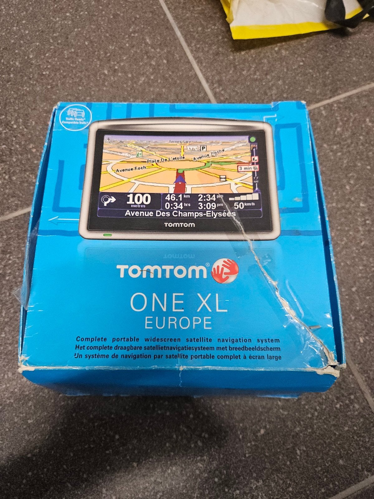 TomTom ONE XL Europe navigatiesysteem, Ophalen of Verzenden, Gebruikt