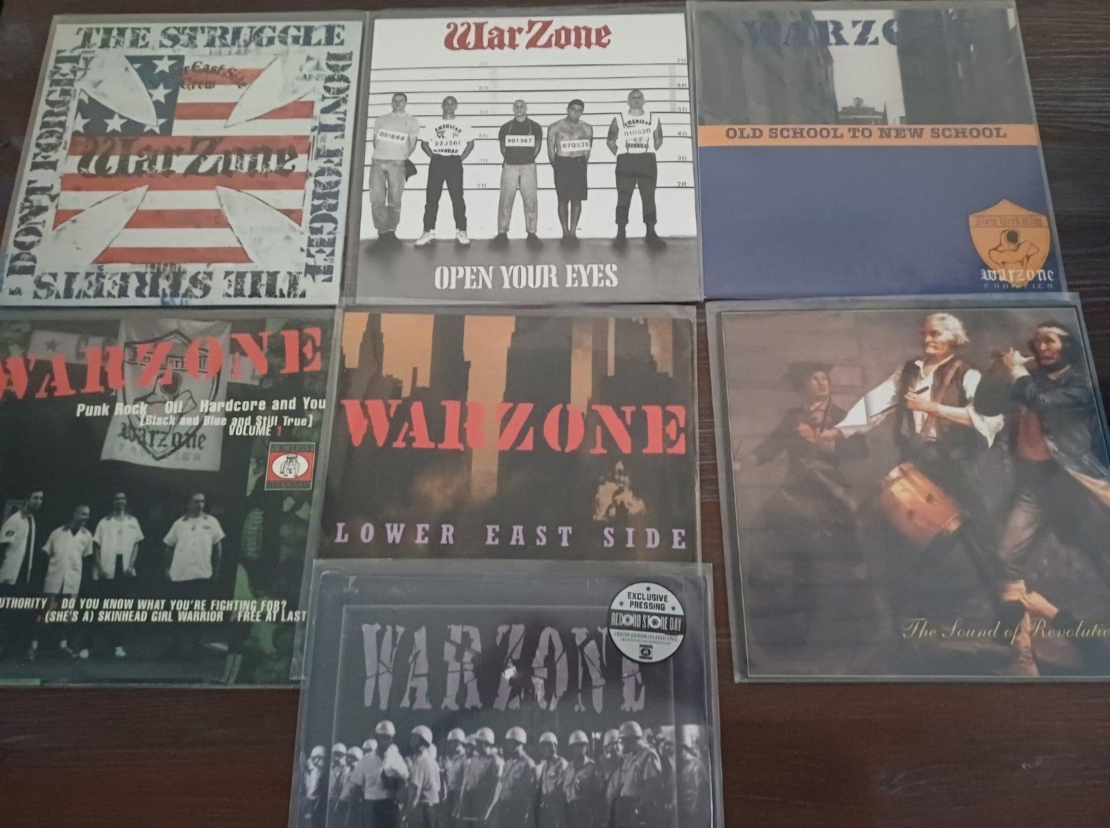 Warzone - 7 x vinyl pakket, nieuw!, Ophalen of Verzenden, Zo goed als nieuw