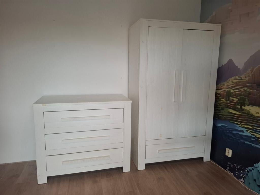 Complete Coming kids babykamer (incl. ledikant/kast/commode), Ophalen, Zo goed als nieuw, Jongetje of Meisje