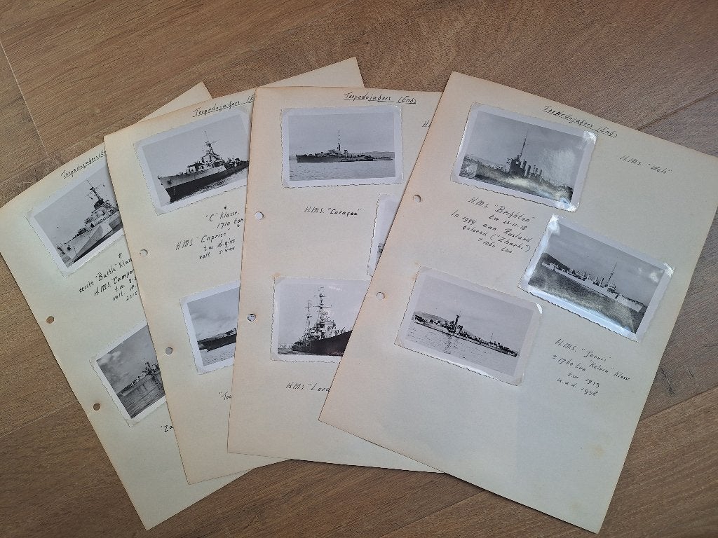WO2 15 foto's Engelse Torpedojagers, Verzenden, Marine, Engeland, Foto of Poster