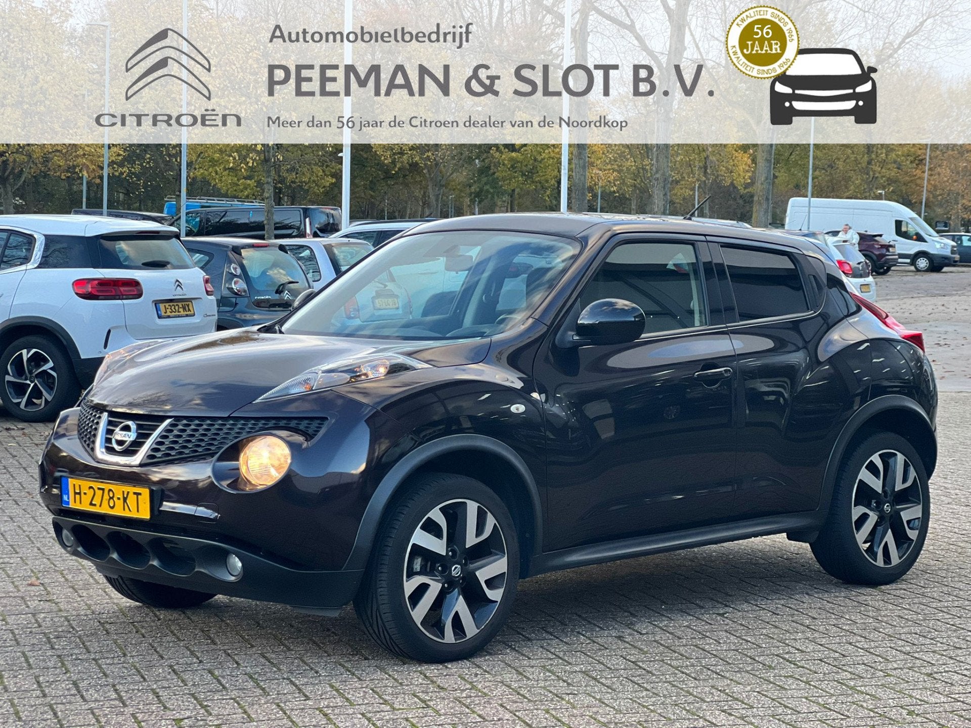 Nissan Juke 1.6 Acenta (bj 2013), Auto's, Voorwielaandrijving, Stof, Zwart, 1165 kg