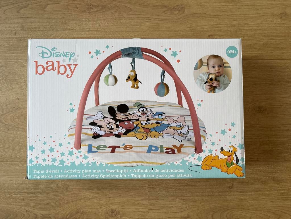 Disney Baby Speeltapijt Speelkleed Mickey Mouse Pluto, Ophalen, Zo goed als nieuw, Speelkleed, Met geluid