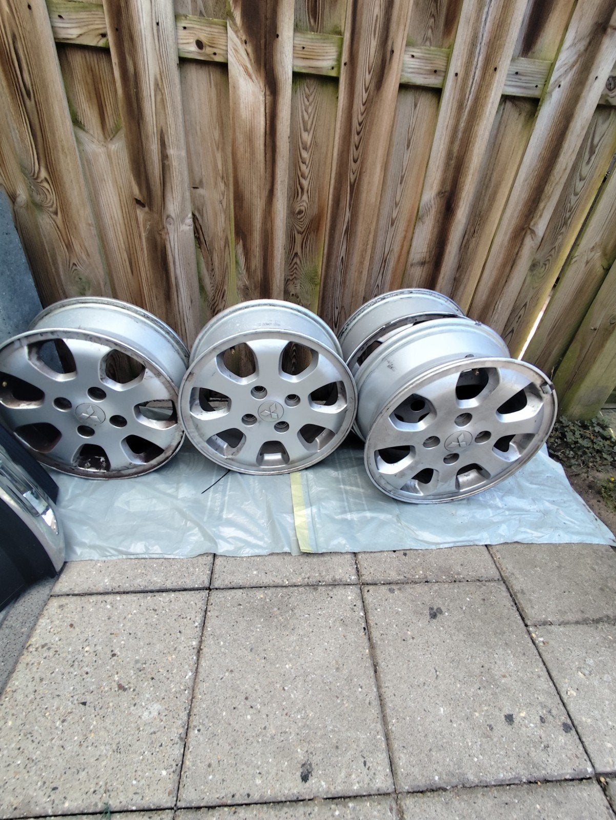Mitsubishi Colt Velgen 15 inch - Topstaat, Ophalen, Gebruikt, 15 inch, Velg(en)
